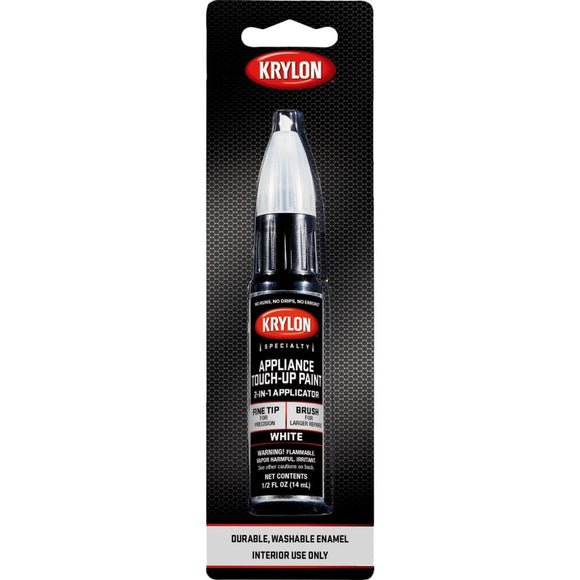 Krylon White 1/2 Fl Oz Gloss Appliance Touch-Up Paint