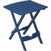 Adams Quik-Fold Patriotic Blue 15 In. x 17.5 In. Rectangle Resin Folding Side Table