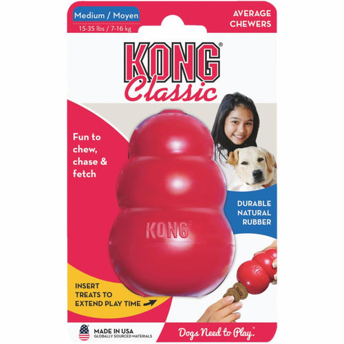 Kong Classic Dog Chew Toy, 15 to 35 Lb.