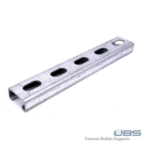 Unistrut P4100T 1-5/8'' x 13/16'' Slotted Channel, 14 Gauge (1-5/8'' x 13/16'')