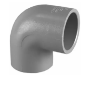 Charlotte Pipe & Foundry PVC 08300 1000HA 1/2-Inch PVC Schedule 80 S x S 90-Degree PVC Elbow 1/4 Bend