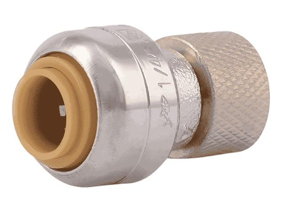 Sharkbite Compression Adapter 1/4 in. (3/8 in. OD) x 3/8 in. (1/4 in. (3/8 in. OD) x 3/8 in. Compression Stop Valve Connector)